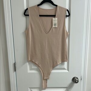 a new day Light Tan Bodysuit